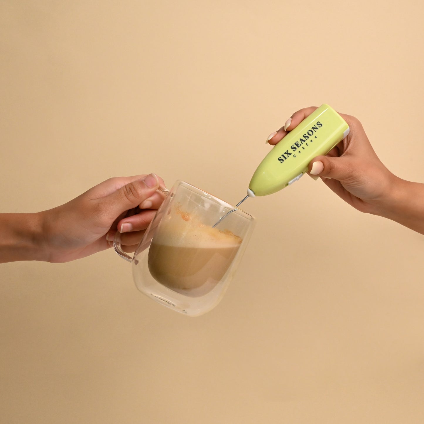 Millennial Coffee Kit Double walled mug + 50g Instant Coffee + Set Of 2 Coasters )