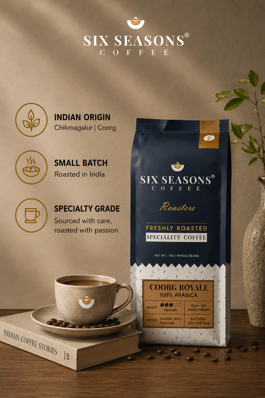 COORG ROYALE 100% ARABICA WHOLE BEANS