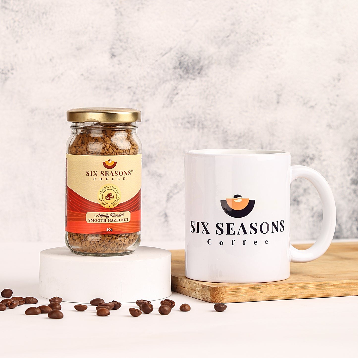 High Energy Combo (Instant Coffee 50 G + Six Seasons Coffee Mug)